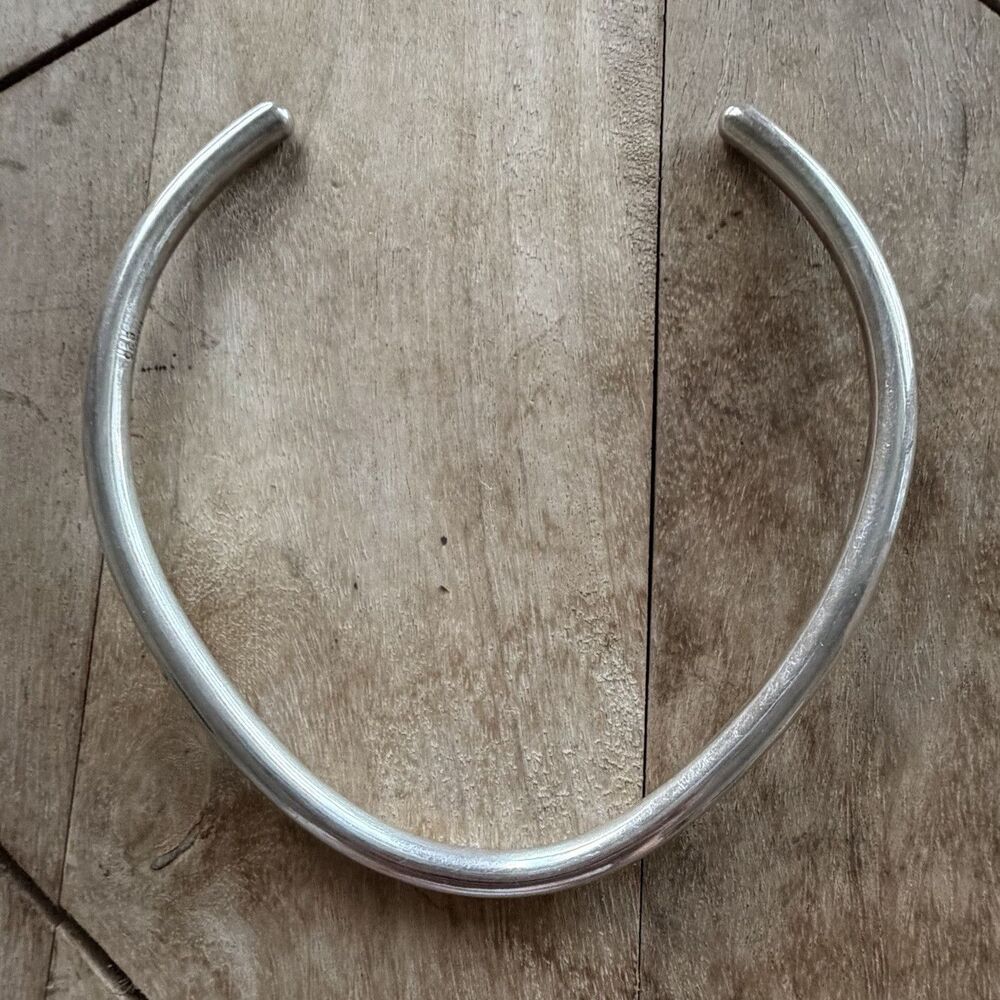 Vintage Taxco Sterling Silver 925 Torque Collar Necklace Choker 54g